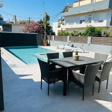 Flev's Luxury House With Pool Semesterbostad Kremastí